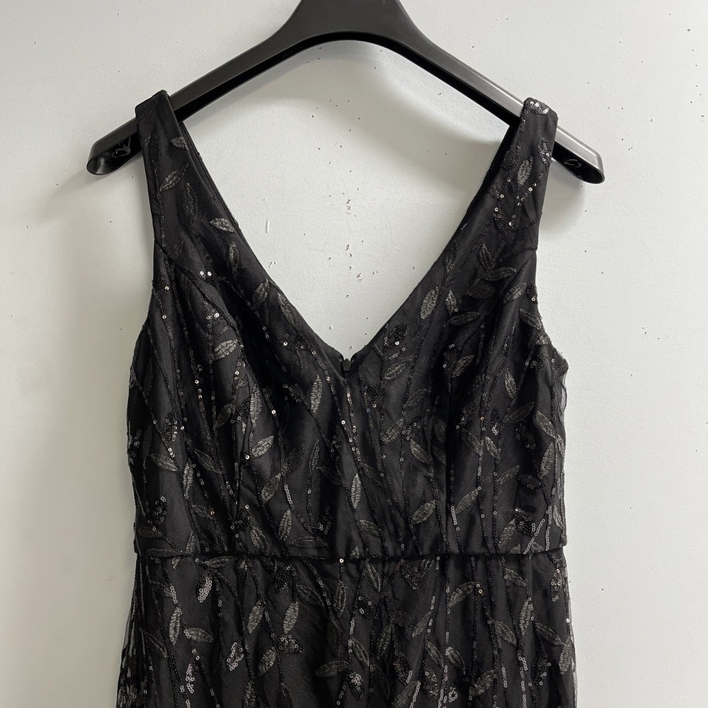Ever Pretty Dress Womens 3XL Black Sequin Sheer Mesh Overlay Maxi Event Fairy - Picture 4 of 14